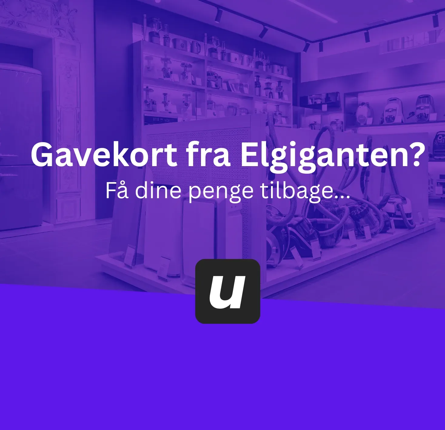 Kontante pengesedler – udbetal Elgiganten gavekort