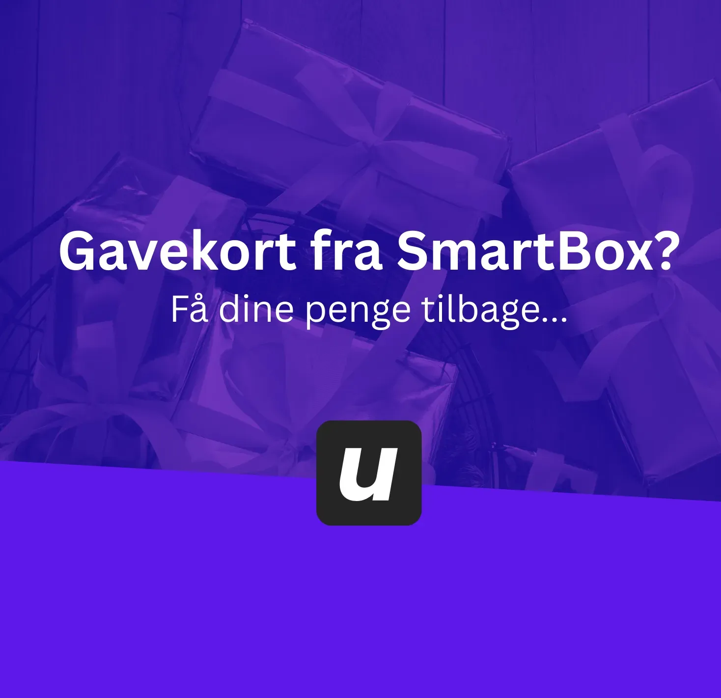 Kontante pengesedler – udbetal Smartbox oplevelsesgavekort