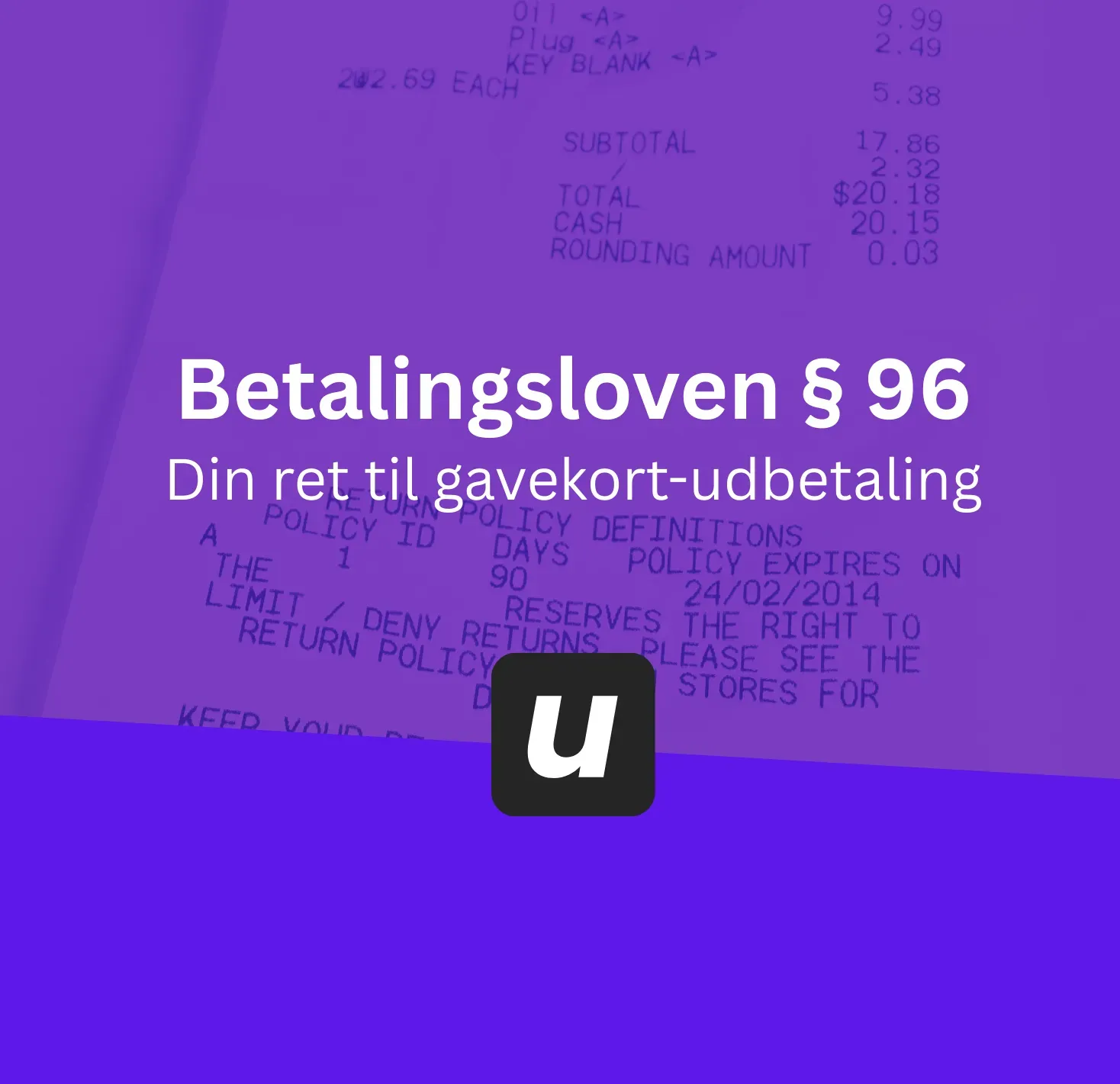 Tilgodebevis – rettigheder og udbetaling